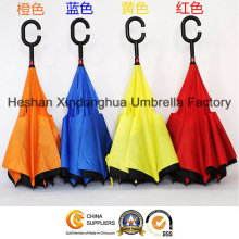 Recta de manos libres portátil colores inversa paraguas invertido para el coche (SU-0023I)